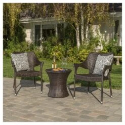 Mirage 3pc Wicker Stacking Chair Chat Set - Christopher Knight Home 11 Mirage 3pc Wicker Stacking Chair Chat Set - Christopher Knight Home -Outdoor Furniture Store GUEST 94295785 eb81 4136 9bba 3624bfdebd58