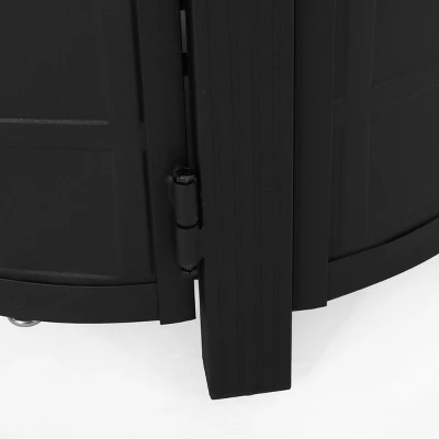 Amaya 5pc Outdoor 4 Wicker Swivel Chair & Fire Pit Set - Dark Brown/Beige/Matte Black - Christopher Knight Home 16 Amaya 5pc Outdoor 4 Wicker Swivel Chair & Fire Pit Set - Dark Brown/Beige/Matte Black - Christopher Knight Home - Image 14