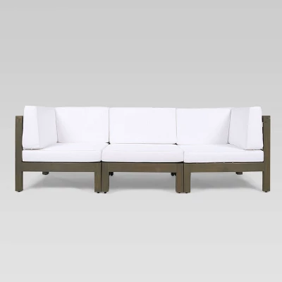Brava 3pc Acacia Modular Sofa - Christopher Knight Home 7 Brava 3pc Acacia Modular Sofa - Christopher Knight Home - Image 5