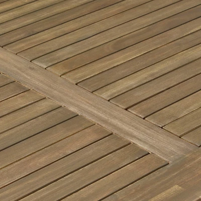 Stamford Oval Acacia Wood Dining Table - Gray - Christopher Knight Home 4 Stamford Oval Acacia Wood Dining Table - Gray - Christopher Knight Home - Image 2