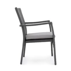 Corsica Set Of 2 Wicker Dining Chair With Cushions - Gray - Christopher Knight Home -Outdoor Furniture Store GUEST 9bb782fc 6a70 4966 b07b 59a91aa0f701