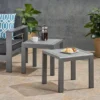 Cape Coral 2pk Aluminum Patio Side Table Gray - Christopher Knight Home 1 Cape Coral 2pk Aluminum Patio Side Table Gray - Christopher Knight Home -Outdoor Furniture Store GUEST 9d06f58a f68b 4344 8f94 9668c47832ba