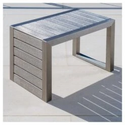 Cape Coral 3pc Mesh Patio Chaise Lounge Set With Aluminum Side Table - Gray - Christopher Knight Home -Outdoor Furniture Store GUEST 9d161bef 65e6 4266 99f9 8adc1b5ea986