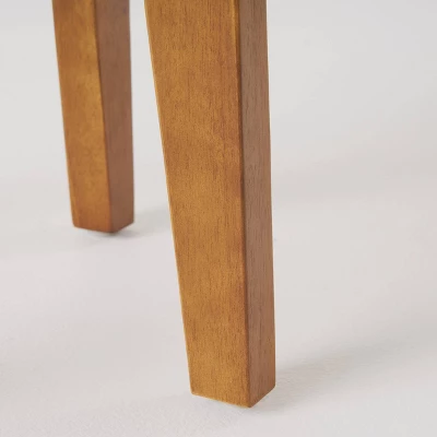 Chilian 2pc Acacia Wood Chair And Table Set - Teak/White - Christopher Knight Home 7 Chilian 2pc Acacia Wood Chair And Table Set - Teak/White - Christopher Knight Home - Image 5