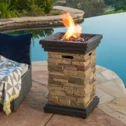 Chesney 19.50" MGO Gas Fire Column - Square - Natural Stone - Christopher Knight Home 7 Chesney 19.50" MGO Gas Fire Column - Square - Natural Stone - Christopher Knight Home -Outdoor Furniture Store GUEST 9e9cc3bd 9c61 43e7 aabe 091dbbac082a