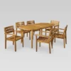 Midvale 7pc Acacia Wood Dining Set - Teak - Christopher Knight Home 1 Midvale 7pc Acacia Wood Dining Set - Teak - Christopher Knight Home -Outdoor Furniture Store GUEST 9edc44fc 1cb1 4bd2 a6b4 9c7373e0f08d