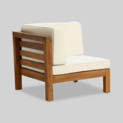 Oana 7pc Acacia V-Shaped Sectional Sofa Set With Fire Pit - Teak/Beige/Light Gray - Christopher Knight Home 11 Oana 7pc Acacia V-Shaped Sectional Sofa Set With Fire Pit - Teak/Beige/Light Gray - Christopher Knight Home -Outdoor Furniture Store GUEST a07ff955 b3d4 468d a75b 480cf131f0f8