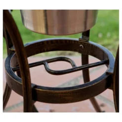 Angeles 3pc Cast Aluminum Bistro Set - Copper - Christopher Knight Home -Outdoor Furniture Store GUEST a155ff2b feb7 43bb a905 454224774f09