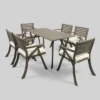 Hermosa 7pc Acacia Dining Set - Christopher Knight Home -Outdoor Furniture Store GUEST a16da618 f0ce 4791 a5f2 dd338b220bf0