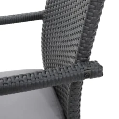 Corsica Set Of 2 Wicker Dining Chair With Cushions - Gray - Christopher Knight Home -Outdoor Furniture Store GUEST a1ccb04e 1525 4512 ad90 fe0856028a5c