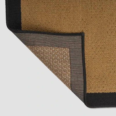 Troy Border Outdoor Rug Beige/Black - Christopher Knight Home 5 Troy Border Outdoor Rug Beige/Black - Christopher Knight Home - Image 3