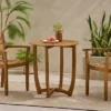 Carina Round Acacia Wood Accent Table - Teak - Christopher Knight Home 2 Carina Round Acacia Wood Accent Table - Teak - Christopher Knight Home -Outdoor Furniture Store GUEST a3831a38 06f8 4a9d bb82 30fcb42a5f95
