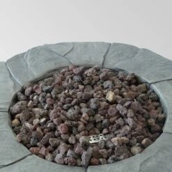 Angeles Outdoor Circular Fire Pit - Gray - Christopher Knight Home -Outdoor Furniture Store GUEST a47e1565 8ad1 414e 83c1 a4cc09748641