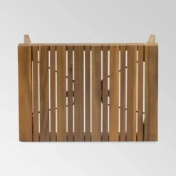 Kyoto Acacia Wood Folding Side Table - Teak - Christopher Knight Home -Outdoor Furniture Store GUEST a4881faa ed00 4a6e b4d6 5a44eeb86589