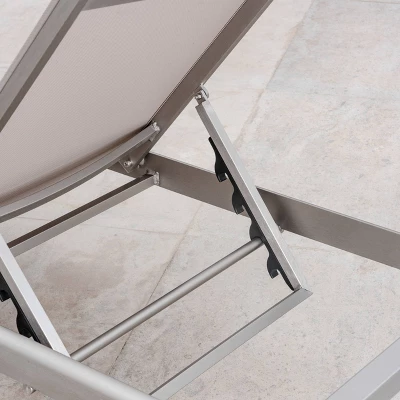 Cape Coral 16pc Aluminum Estate Collection With Fire Pit - Silver/Clear/Khaki/Light Gray - Christopher Knight Home 6 Cape Coral 16pc Aluminum Estate Collection With Fire Pit - Silver/Clear/Khaki/Light Gray - Christopher Knight Home - Image 4