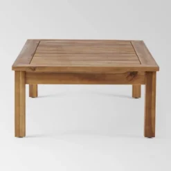 Santa Ana 4pc Acacia Wood Chat Set - Teak/Dark Gray - Christopher Knight Home -Outdoor Furniture Store GUEST a4ebe13b 26bc 45e0 a0e9 b9dff758424c