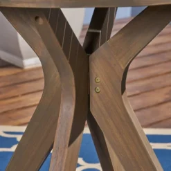 Casa 3pc Acacia X Leg Bistro Dining Set Gray/Cream - Christopher Knight Home -Outdoor Furniture Store GUEST a55b64bd ff0d 4263 8272 8d995d79c8a9