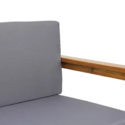 Magnolia Patio Acacia Wood 3 Seater Sofa - Teak/Dark Gray - Christopher Knight Home -Outdoor Furniture Store GUEST a5b00576 1d8a 4431 8c2e 38c33ef774ee