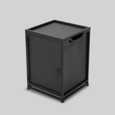 Cape Coral 4pc Metal Conversation And Gas Fire Table Set - Khaki/Brown/Black - Christopher Knight Home 7 Cape Coral 4pc Metal Conversation And Gas Fire Table Set - Khaki/Brown/Black - Christopher Knight Home - Image 5