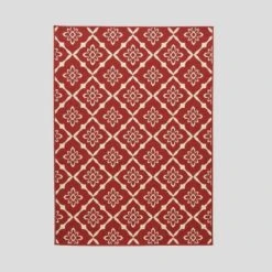 Tallevast Trellis Outdoor Rug Red/Ivory - Christopher Knight Home 12 Tallevast Trellis Outdoor Rug Red/Ivory - Christopher Knight Home -Outdoor Furniture Store GUEST a68a7ab8 c4c1 42d1 8d22 395c9f6ab819