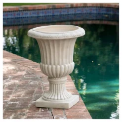 Christopher Knight Home 20" Wide Fiberglass Urn Planter