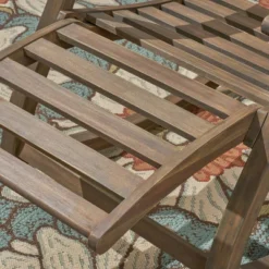 Sunview 2pk Acacia Wood Recliner Rocking Chairs - Gray - Christopher Knight Home -Outdoor Furniture Store GUEST a76cb2d9 7df4 44cb bc69 5fb5beb89c46