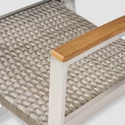 Glasgow 2pk Wicker Dining Chairs - Dark Gray/Silver - Christopher Knight Home 4 Glasgow 2pk Wicker Dining Chairs - Dark Gray/Silver - Christopher Knight Home - Image 2