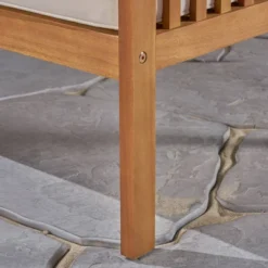 Carolina Acacia Wood Patio Sofa Teak - Christopher Knight Home -Outdoor Furniture Store GUEST aad45312 7d8b 4c45 8149 02634213fe05