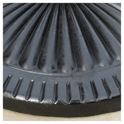 Syros Round Resin And Steel Umbrella Base - Black - Christopher Knight Home 2 Syros Round Resin And Steel Umbrella Base - Black - Christopher Knight Home