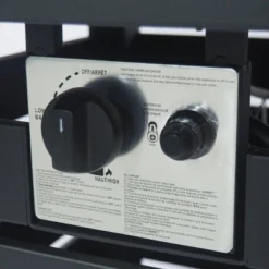 Rene Rectangular 47.25" Iron Gas Fire Pit Matte Black - Christopher Knight Home -Outdoor Furniture Store GUEST aeee7ec1 7ea3 4e38 be9d 2e2df1f97466