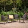 Mirage 4pk Wicker Stacking Chairs - Brown - Christopher Knight Home -Outdoor Furniture Store GUEST af50734d 2fe8 4988 a8d2 5e8435a76e0b