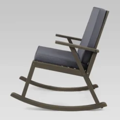 Champlain 3pc Acacia Wood Rocking Chairs Set - Gray/Dark Gray - Christopher Knight Home -Outdoor Furniture Store GUEST b18fb89d b729 4049 843e c4afb84a071c