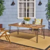 Zion Rectangular Acacia Wood Dining Table Teak - Christopher Knight Home 2 Zion Rectangular Acacia Wood Dining Table Teak - Christopher Knight Home -Outdoor Furniture Store GUEST b229deee 18e5 465a 8497 00bb8fcecd30