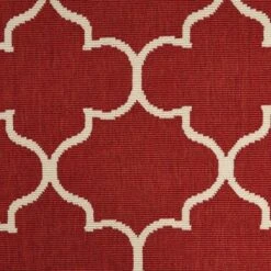 Thornhill Geometric Outdoor Rug Red/Ivory - Christopher Knight Home -Outdoor Furniture Store GUEST b3011a48 f395 43ff b5bd e5e7e44af757