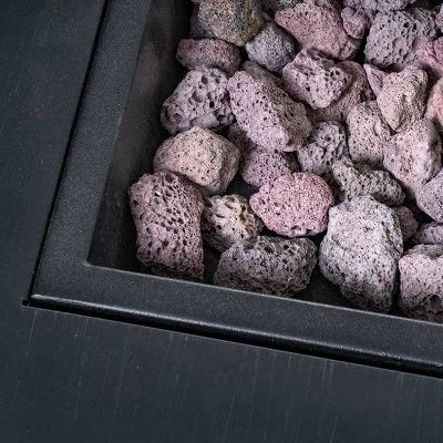 Malawi 10pc Acacia UShaped Sectional Sofa Set With Fire Pit Gray/Dark Gray - Christopher Knight Home 7 Malawi 10pc Acacia UShaped Sectional Sofa Set With Fire Pit Gray/Dark Gray - Christopher Knight Home - Image 5