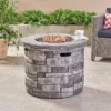 Angeles Outdoor Circular Fire Pit - Gray - Christopher Knight Home -Outdoor Furniture Store GUEST b5560219 b3ef 448b a1bf 4974dcd61fc7