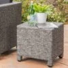 Puerta Wicker Side Table - Christopher Knight Home -Outdoor Furniture Store GUEST b5617e2b 282e 4a1f ac15 d51d817d2718