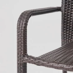 Newcastle 7pc Wood & Wicker Dining Set - Dark Brown - Christopher Knight Home -Outdoor Furniture Store GUEST b5a90459 204d 4285 9fa4 fa4273011ede