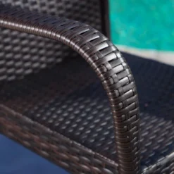 Lala 3pc Square Wicker Patio Bar Set - Brown - Christopher Knight Home -Outdoor Furniture Store GUEST b7c8d5cf bdef 4861 9b49 f8d4078828dc