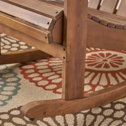 Hollywood Acacia Wood Adirondack Rocking Chair - Christopher Knight Home -Outdoor Furniture Store GUEST b847f679 1d3e 47d0 9b82 b8a31cd55d69