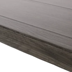 Pointe Outdoor Modern Industrial Aluminum Rectangle Dining Table - Gray/Matte Black - Christopher Knight Home -Outdoor Furniture Store GUEST b928259a 19db 4cf3 92b9 e7b7bc89cb62