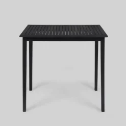 Polaris 5pc Wood And Wicker 45" Rectangular Bar Set Dark Gray - Christopher Knight Home -Outdoor Furniture Store GUEST b9848afe 771f 4e85 983b 24b82b046e6d