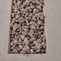 Aidan Rectangle 40" Lightweight Concrete Gas Fire Pit - Light Gray - Christopher Knight Home -Outdoor Furniture Store GUEST ba84678e fdbc 4706 82b9 00fcedf38a46