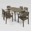 Christopher Knight Home 7pc Stamford Acacia Patio Dining Set Gray 2 Christopher Knight Home 7pc Stamford Acacia Patio Dining Set Gray -Outdoor Furniture Store GUEST bd43b47e a27d 4b1d 9633 4b29d64a54f5