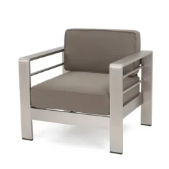 Cape Coral 5pc Aluminum And MGO Seating Set With Fire Table Khaki/Dark Gray - Christopher Knight Home 11 Cape Coral 5pc Aluminum And MGO Seating Set With Fire Table Khaki/Dark Gray - Christopher Knight Home -Outdoor Furniture Store GUEST bdb6bd79 3da5 4034 b87a 90b654c61005