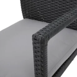 Corsica Set Of 2 Wicker Dining Chair With Cushions - Gray - Christopher Knight Home -Outdoor Furniture Store GUEST c0268817 dfe3 4a11 b381 f60cf93c3c59