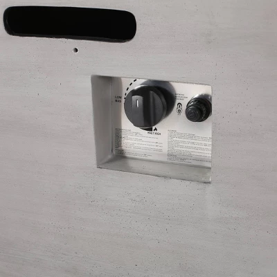 Langton Square 19.5" Light Weight Concrete Gas Fire Column Dark Gray - Christopher Knight Home 6 Langton Square 19.5" Light Weight Concrete Gas Fire Column Dark Gray - Christopher Knight Home - Image 4