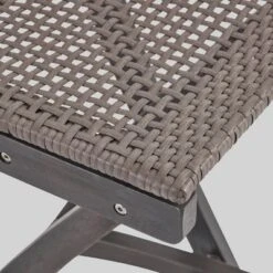 Polaris 5pc Wood And Wicker 45" Rectangular Bar Set Dark Gray - Christopher Knight Home -Outdoor Furniture Store GUEST c3dbad9a e8dd 43a7 a4aa c7a88cb08fd5