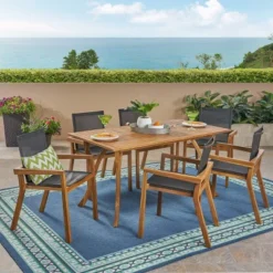 O'Shanter 7pc Acacia Dining Set - Christopher Knight Home 11 O'Shanter 7pc Acacia Dining Set - Christopher Knight Home -Outdoor Furniture Store GUEST c4b33ceb e14d 41a8 b407 ffa60cf7ea1b