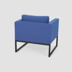 Walden 2PK Aluminum Upholstered Club Chair Navy Blue - Christopher Knight Home -Outdoor Furniture Store GUEST c5e9c909 7ff5 430b b9db 5af1da8ce38d